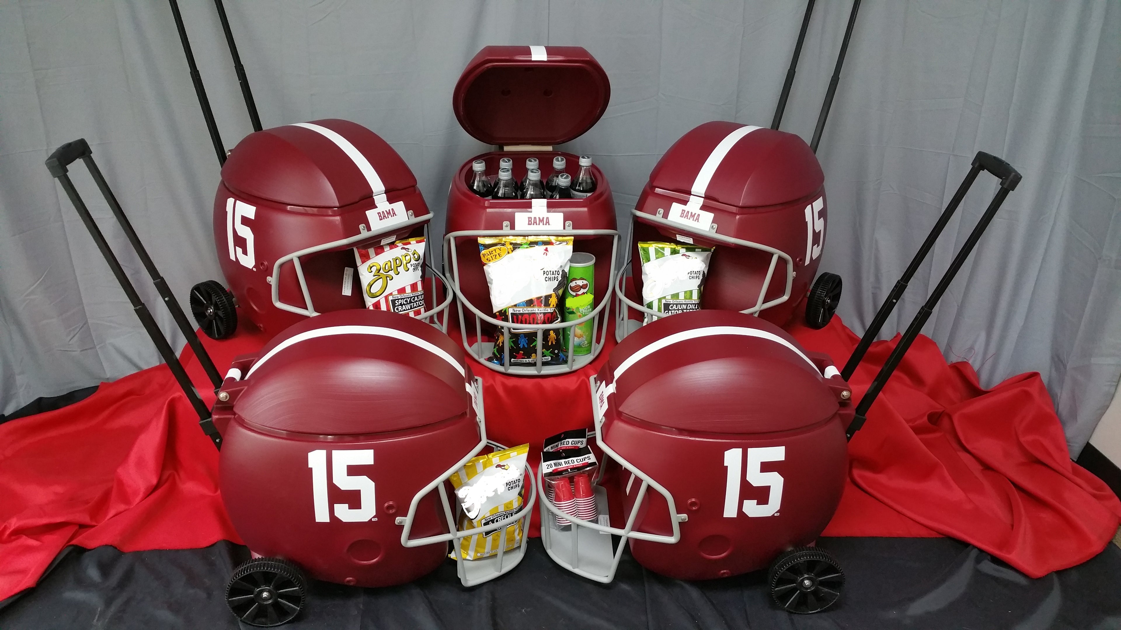 Alabama Football Helmet Shaped 40 quart Ice Chest