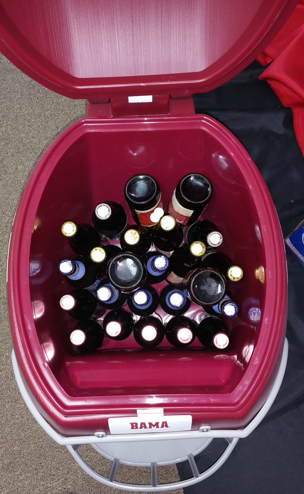 Alabama Football Helmet Shaped 40 quart Ice Chest