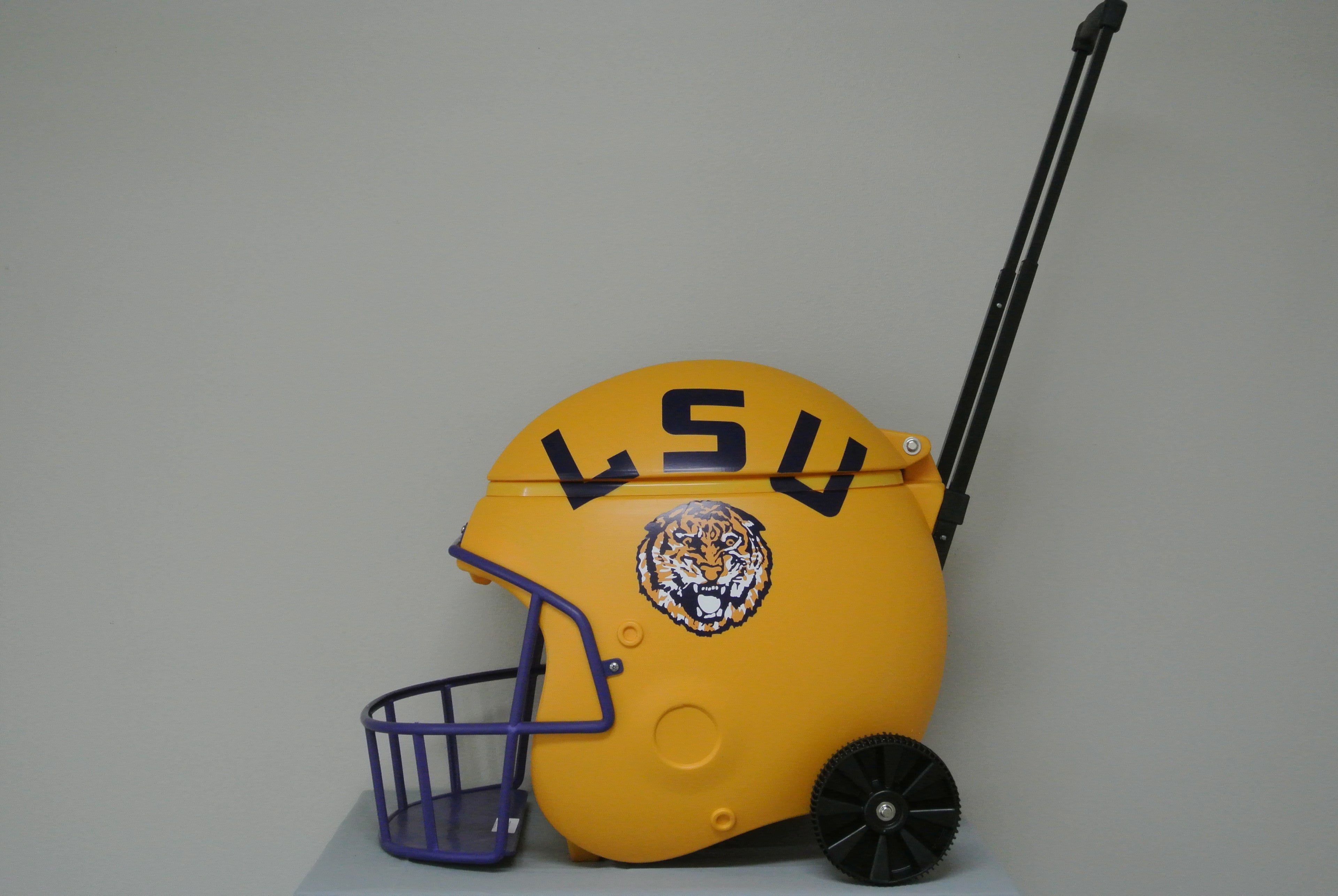 LSU Gold Football Helmet Shaped 40 quart Ice Chest