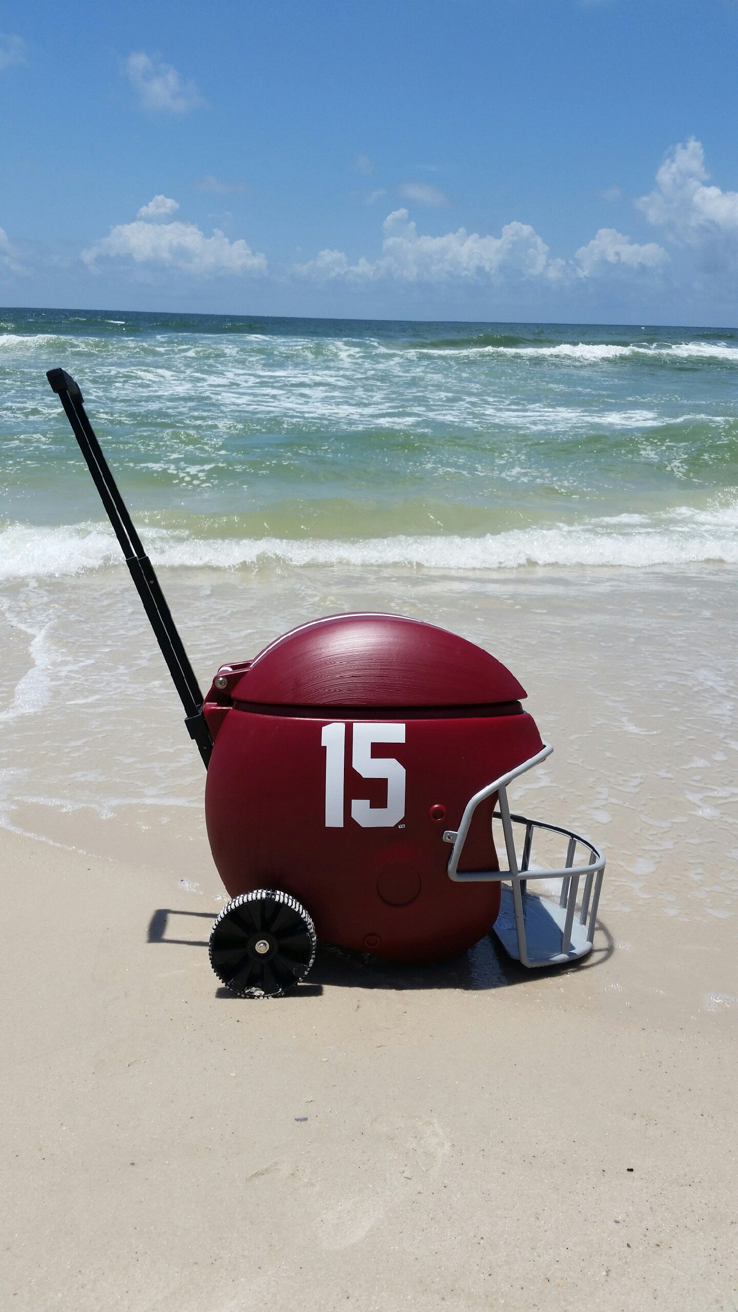 Alabama Football Helmet Shaped 40 quart Ice Chest